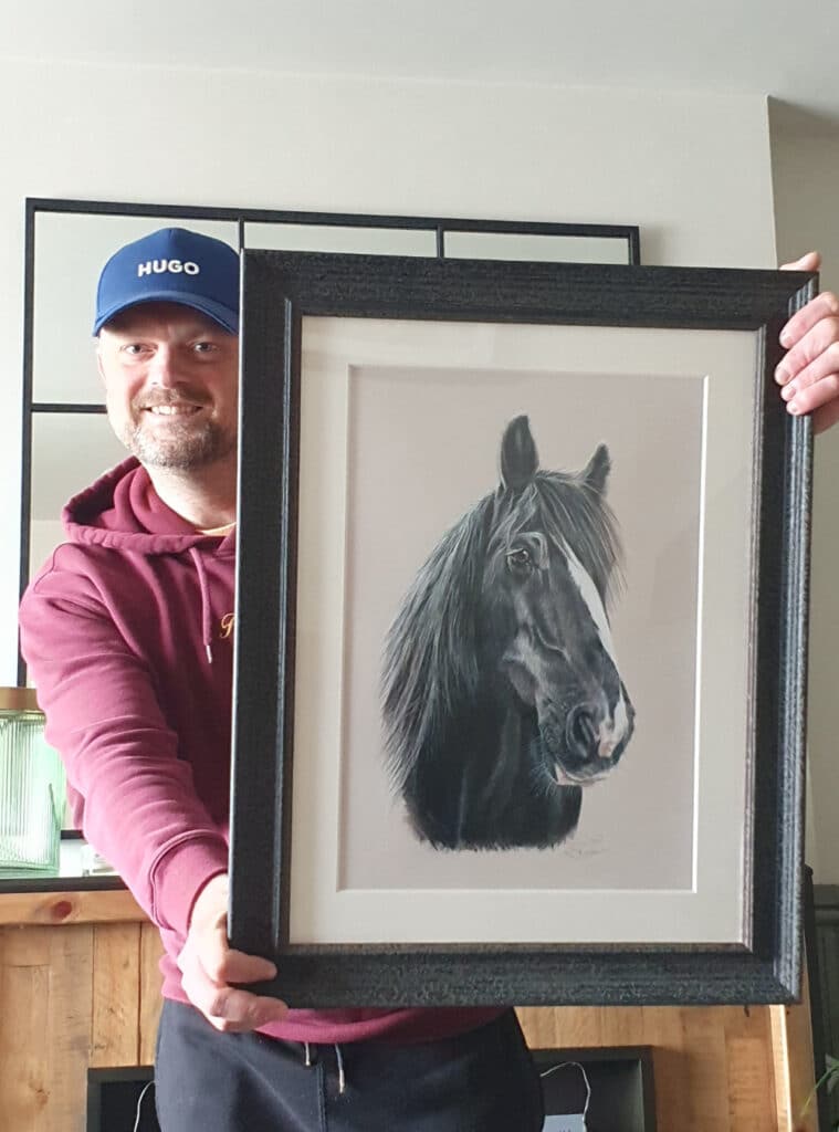 Horse Portrait Drawing Bobbys Hand Drawn Portraits