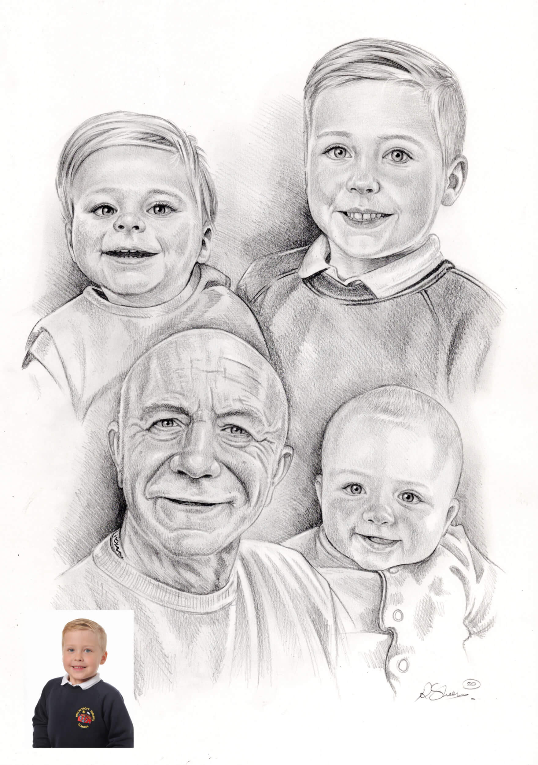 How to Draw a Cute Happy Family Photo Easy step by Step | Cute easy drawings,  Easy drawings, Family drawing