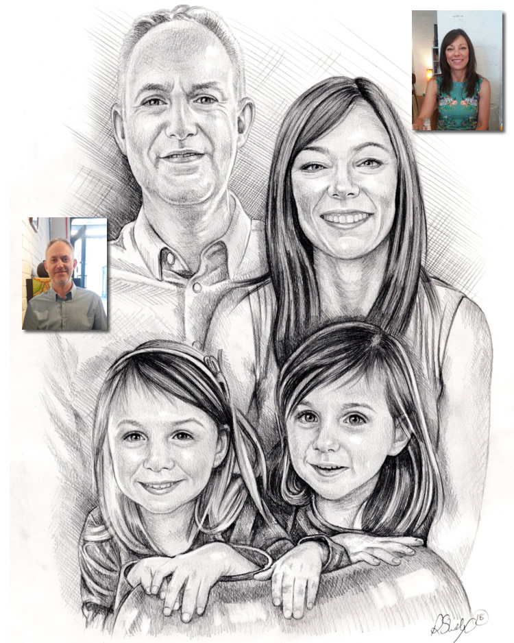 Details 79+ sketch of family photo super hot