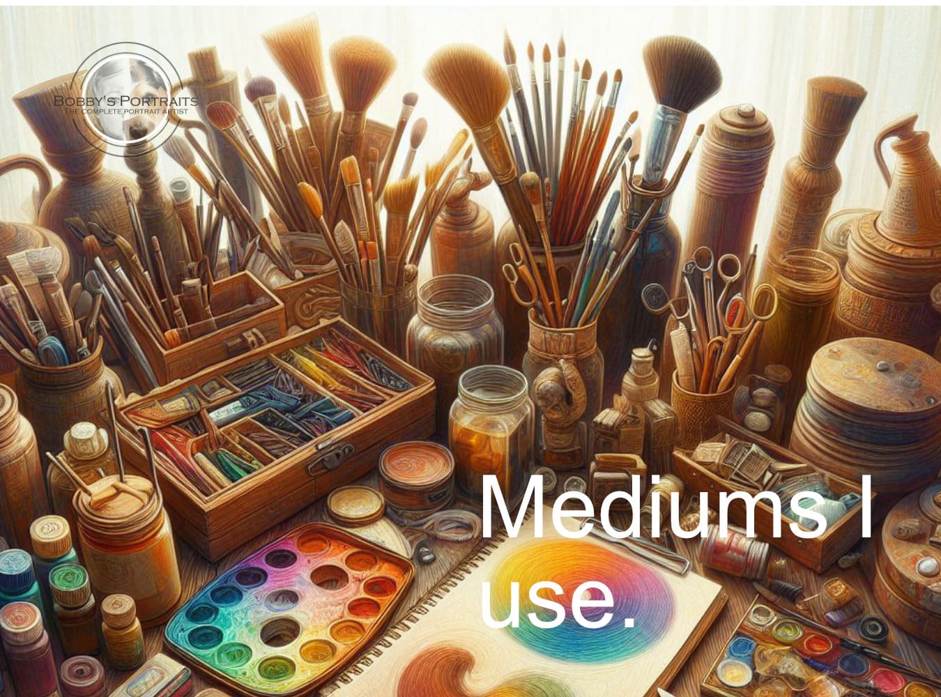 Featured image for “The mediums I mainly use.”
