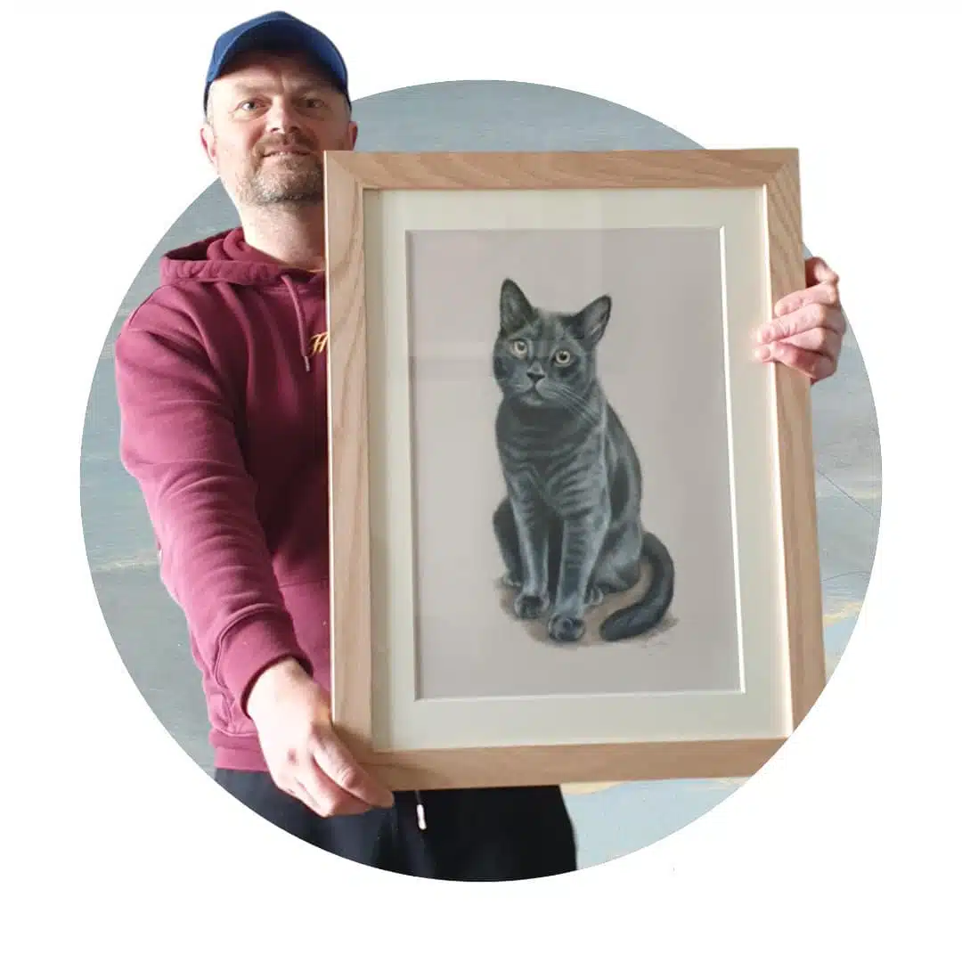 Cat portraits Bobbys Hand Drawn Portraits